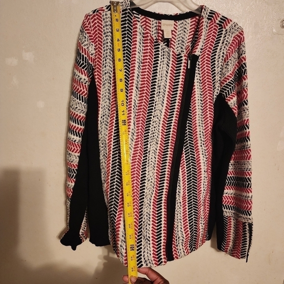 Chico's Textured Sophia Cardigan Chico's Size 2 (L/12) - Picture 15 of 16